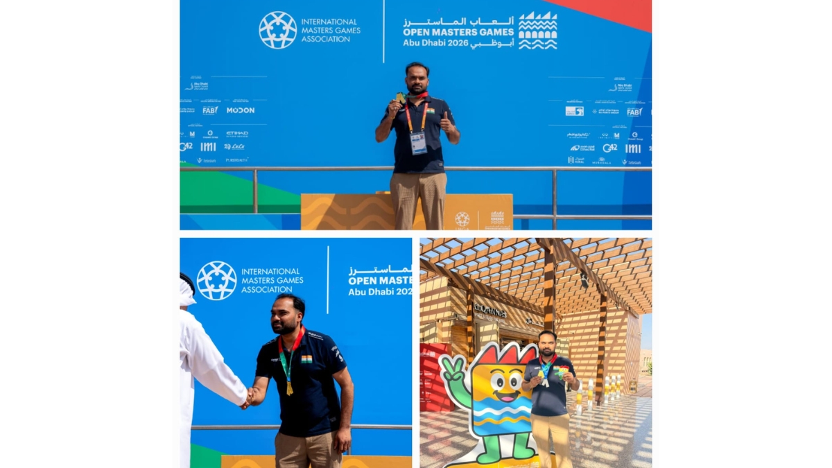 Chandra Mohan Tiwari Emerges as Highest Medal Winner in Masters Rifle Shooting at Abu Dhabi Open Masters Games 2026